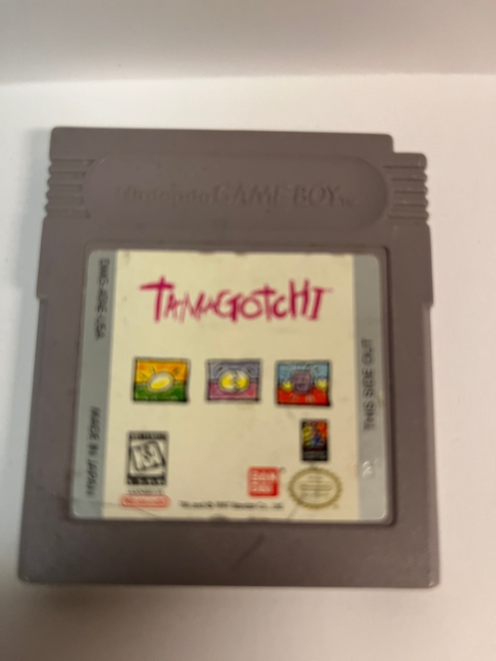 Nintendo Game Boy Tamagotchi Game Cartridge - Gray